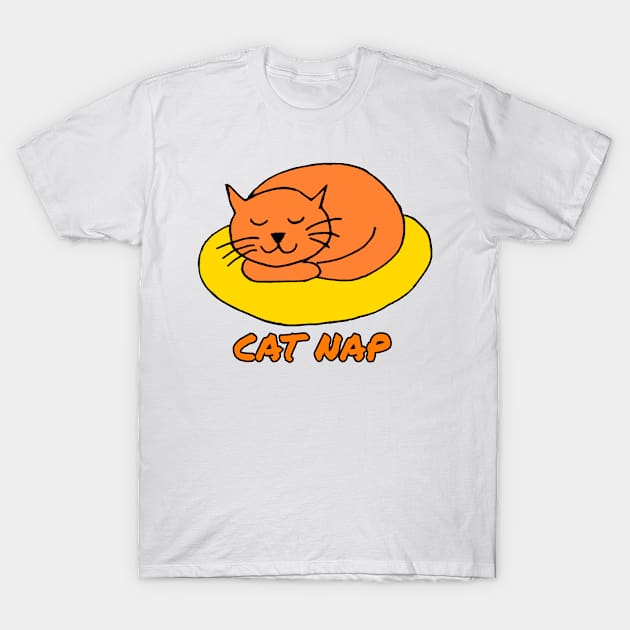 Cat Nap T-Shirt by Michelle Le Grand